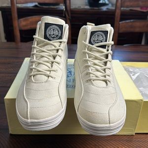Gourmet Canvas Sneakers, size 13 Homage to Jordan 12
